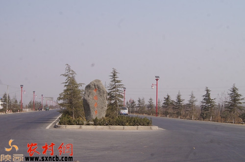 刻有“中国枣乡”的石碑