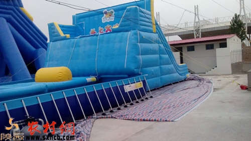 福泉水上乐园工程收尾中
