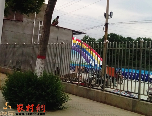 施工中的福泉水上乐园