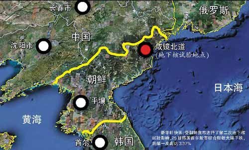 朝鲜几次核试验的地点